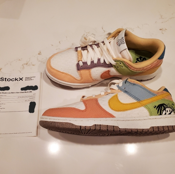 ποΈ NEW Nike Dunk Low Retro 'Sun Club Multi' Shoes - Picture 5 of 17